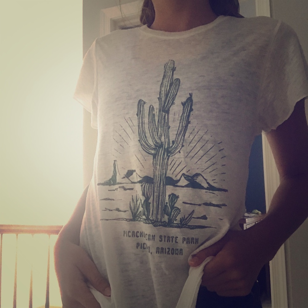 White top with cute design